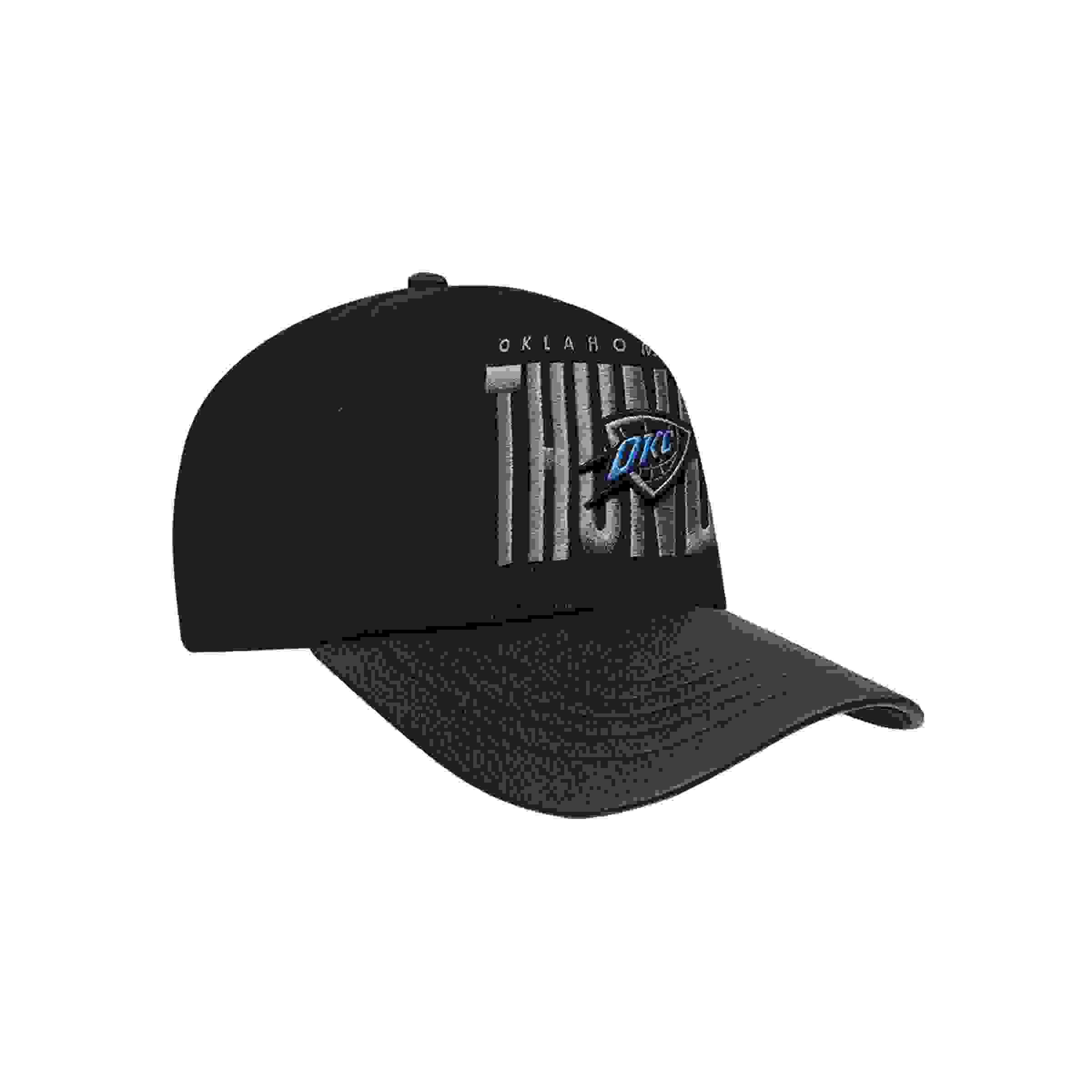 Pro Standard Oklahoma City Thunder Shadow Drop Black Snapback Hat